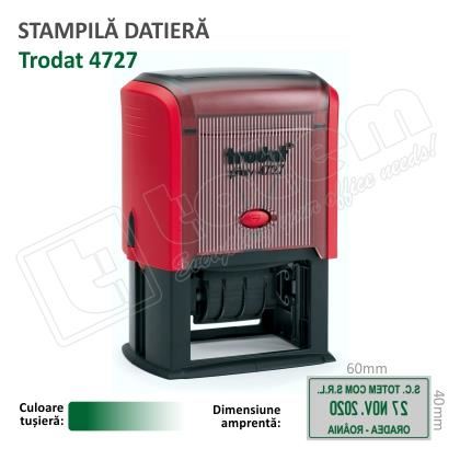 Datiera Trodat 4727 - tusat verde