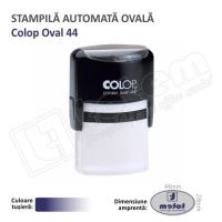 Stampila Ovala Colop Printer 44 Dimensiune: 44 x 28 mm tusat albastru