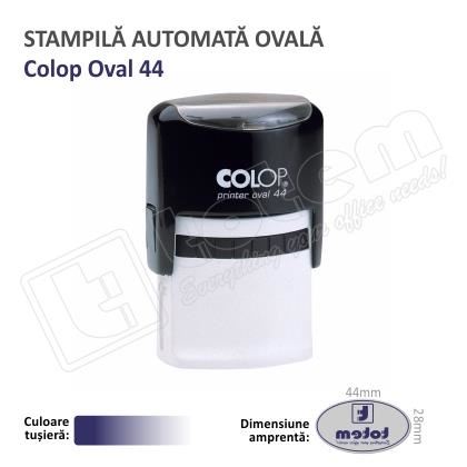 Stampila Ovala Colop Printer 44 Dimensiune: 44 x 28 mm tusat albastru
