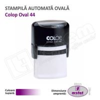 Stampila Ovala Colop Printer 44 Dimensiune: 44 x 28 mm tusat mov