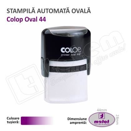 Stampila Ovala Colop Printer 44 Dimensiune: 44 x 28 mm tusat mov
