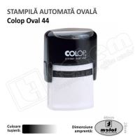 Stampila Ovala Colop Printer 44 Dimensiune: 44 x 28 mm tusat negru