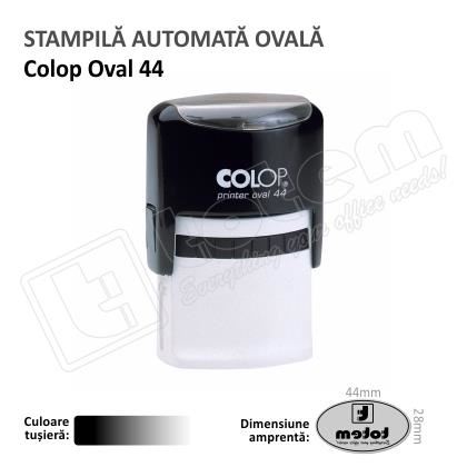Stampila Ovala Colop Printer 44 Dimensiune: 44 x 28 mm tusat negru