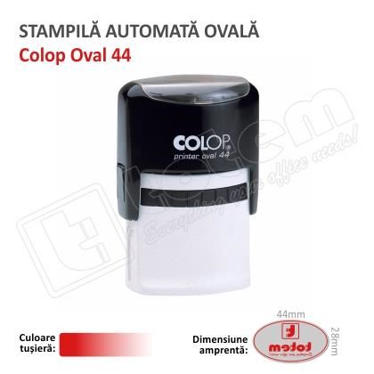 Stampila Ovala Colop Printer 44 Dimensiune: 44 x 28 mm tusat rosu