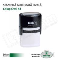 Stampila Ovala Colop Printer 44 Dimensiune: 44 x 28 mm tusat verde