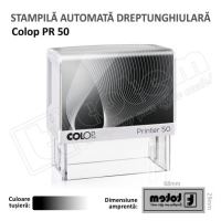 Stampila Colop Printer 50 dimensiune 69 x 30 mm tusat negru