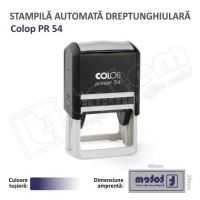 Stampila Colop Printer 54 dimensiune 50 x 40 mm tusat albastru