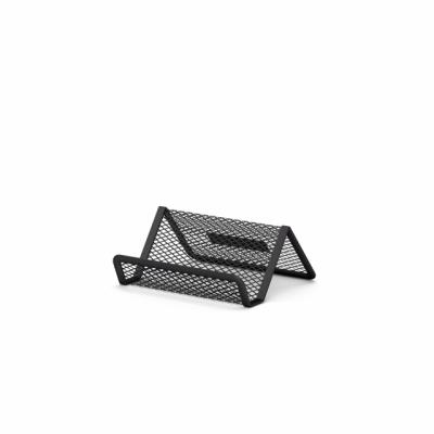Suport carti de vizita Mesh negru