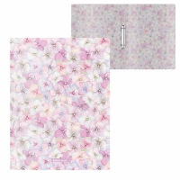 Caiet mecanic cu coperta plastic A4, 24mm, cu 2 inele model Phloxes