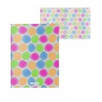 Caiet mecanic cu coperta plastic A4, 24mm, cu 4 inele model Buttons