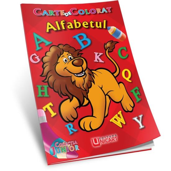 Carte de colorat - Alfabetul
