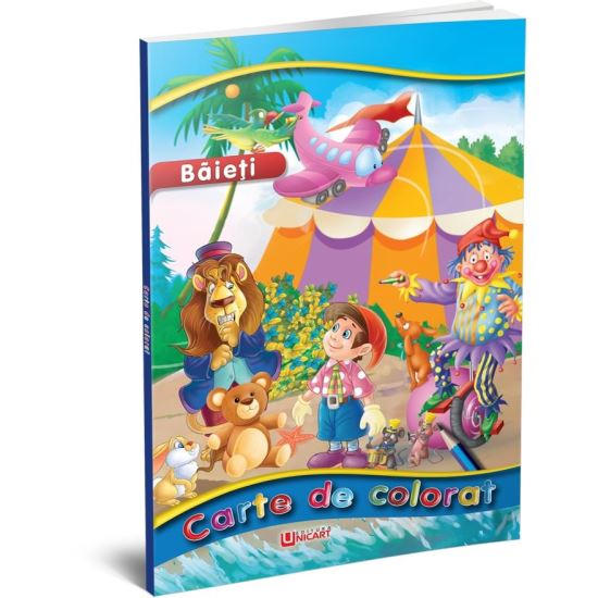 Carte de colorat -Baieti