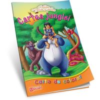 Carte de colorat - Cartea Junglei