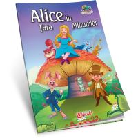 Carte de colorat -Alice in tara Minuniulor