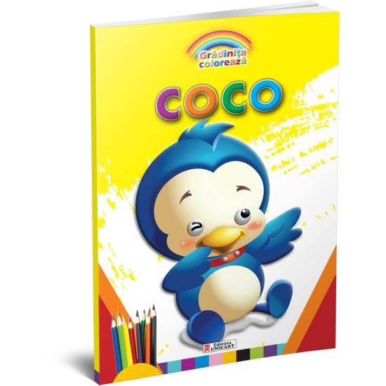 Carte de colorat  - Coco 