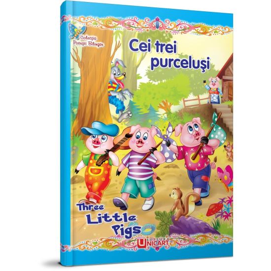 Cei trei purceluri - Povesti bilingve