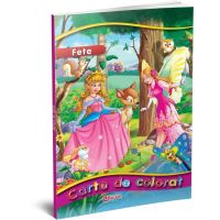 Carte de colorat - Fete