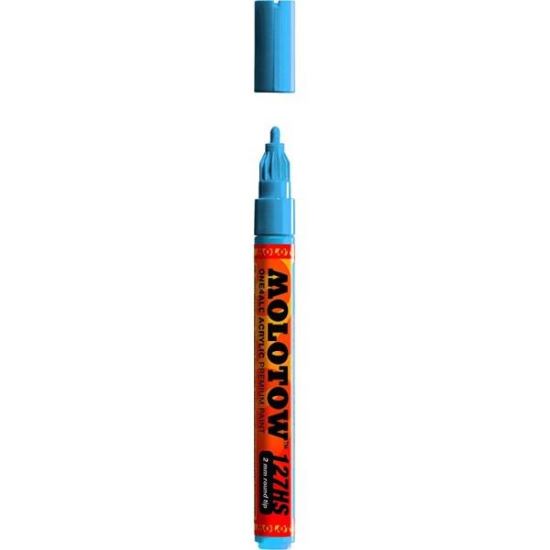 Marker acrilic Molotow One4All 127HS 2mm Shock Blue 
