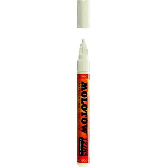 Marker acrilic Molotow One4All 127HS 2mm Nature White