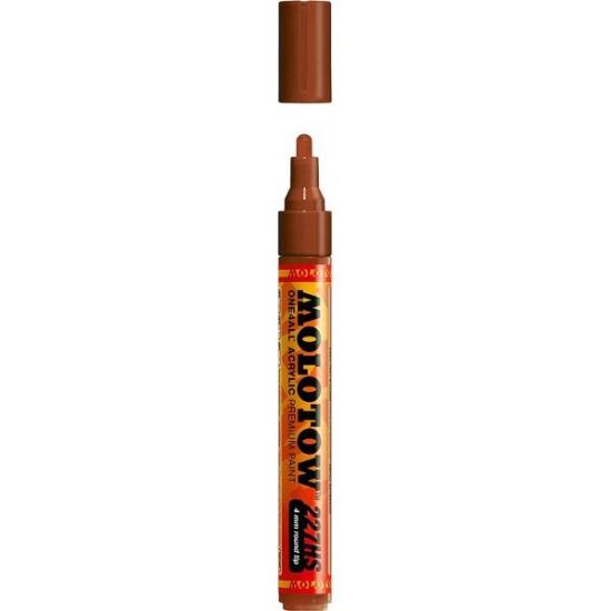 Marker acrilic Molotow One4All 227HS 4mm Hazelnut Brown