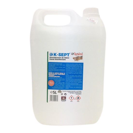 K-SEPT Virucid Dezinfectant maini pe baza de alcool 75%, 5 L