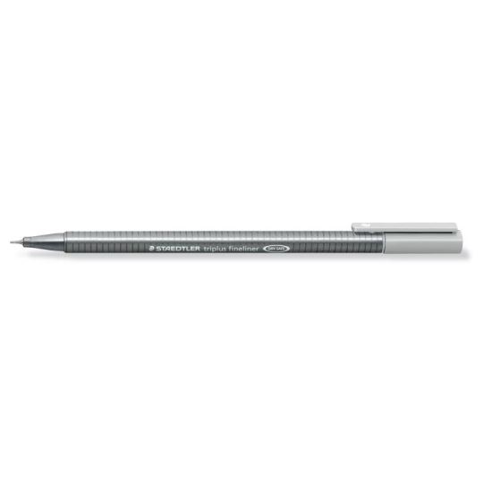Fineliner TRIPLUS 03mm gri argintiu ST-334-82