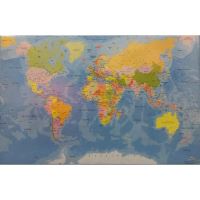 Mapa birou 68x44cm harta lumii