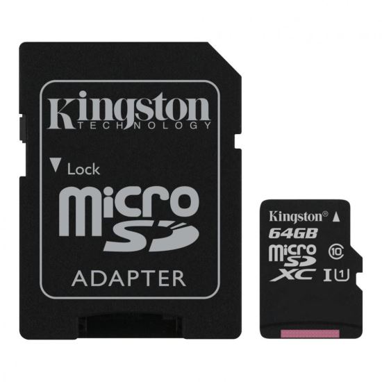 MicroSD Kingston 64GB Select Plus, Clasa 10