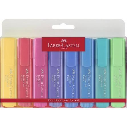 Textmarker Pastel 8 culori Faber-Castell 1546
