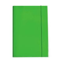 Mapa carton cu elastic A4 - verde 400g/mp