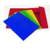 Mapa carton cu elastic A4 - albastru 400g/mp