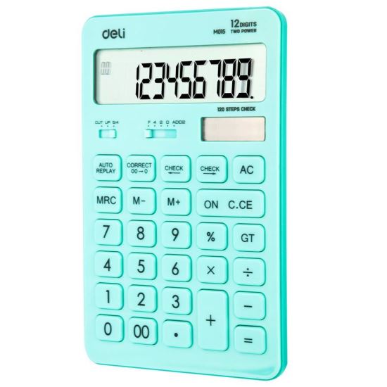 Calculator de birou pastelat cu 12 cifre 1531 Deli
