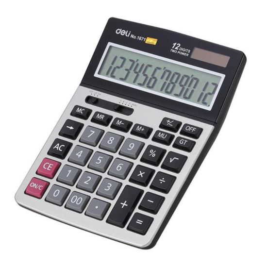 Calculator Birou 12 digiti 1671 Deli