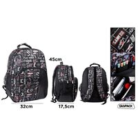 Ghiozdan Sampack 32x45x17,5 cm Game On MO098-10