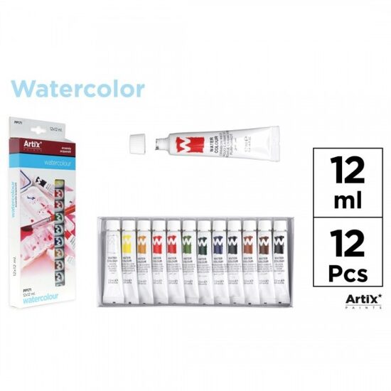 Tempera MP Artix 12 culori x 12 ml PP171