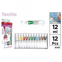 Vopsea pentru textile MP Artix 12 x 12 ml PP179