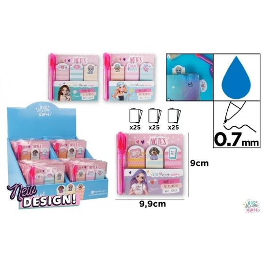 Notes adeziv MP 3x25 file+pix mini BD23001