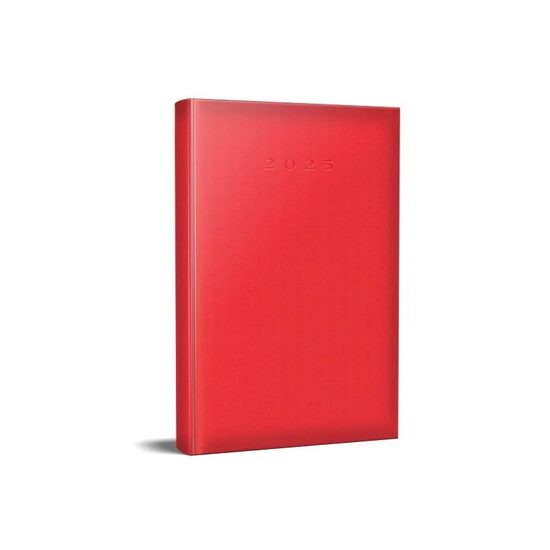 Agenda A5 datata Herlitz 2025 rosu coral 9495700