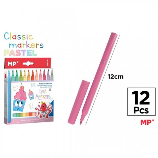 Carioci 12/set culori pastel PP851P