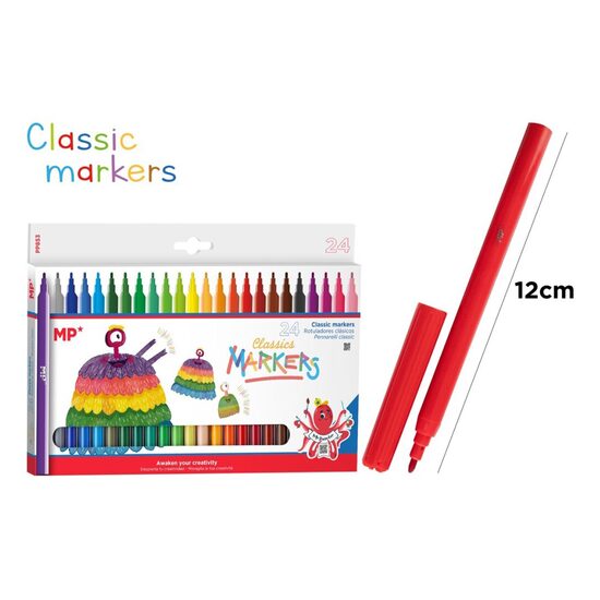 Carioci colorate 24/set PP853
