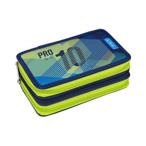 Penar echipat 31 piese 3 fermoare Herlitz Green Goal