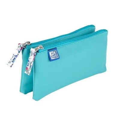 Penar tip etui 2 zip Oxford turcoaz 400159518
