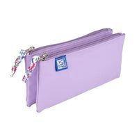 Penar tip etui 2 zip Oxford lila 400159610