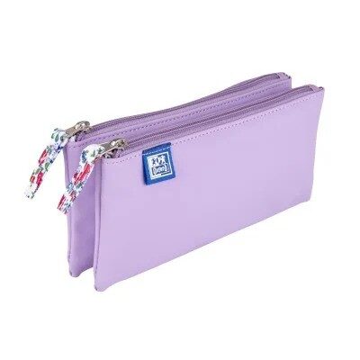 Penar tip etui 2 zip Oxford lila 400159610