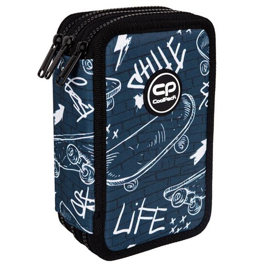 Penar Coolpack echipat 46 piese 3 zip Street Life F067697