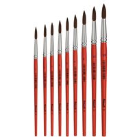 Pensula Faber-Castell 10 lacuita sintetica varf rotund 281810