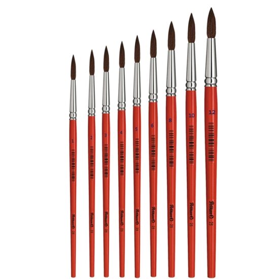 Pensula Faber-Castell 10 lacuita sintetica varf rotund 281810