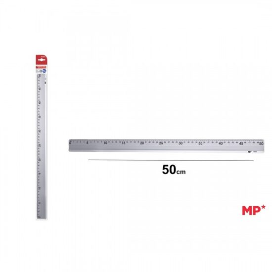 Rigla metalica din aluminiu 50 cm PA004