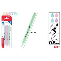 Set 4 pixuri cu gel Soft Touch pastel mina 0,5 mm PE236P