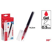 Roller cu gel rosu 0,5 mm Super Long PE256R-S